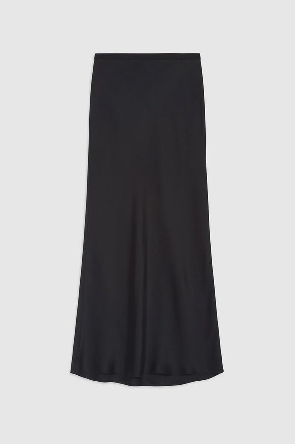 Anissa Kermiche Bar Silk Skirt - Black