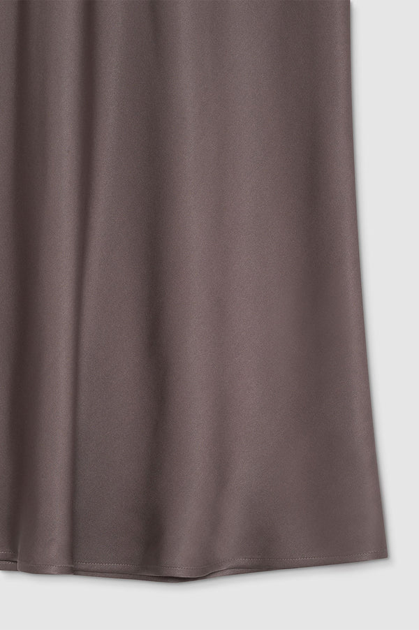 Anissa Kermiche Bar Silk Skirt - Iron