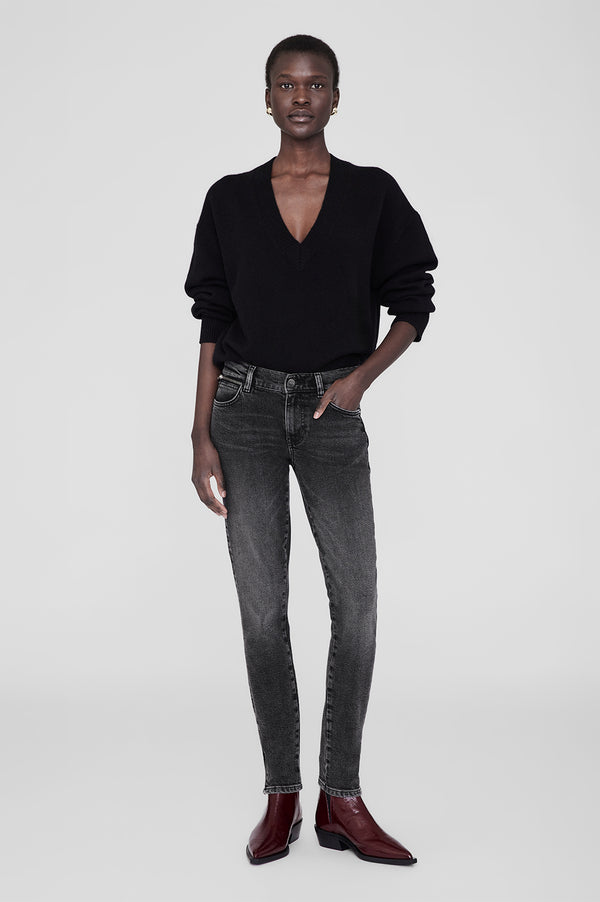 Anissa Kermiche Bekah Flat Boots - Dark Red