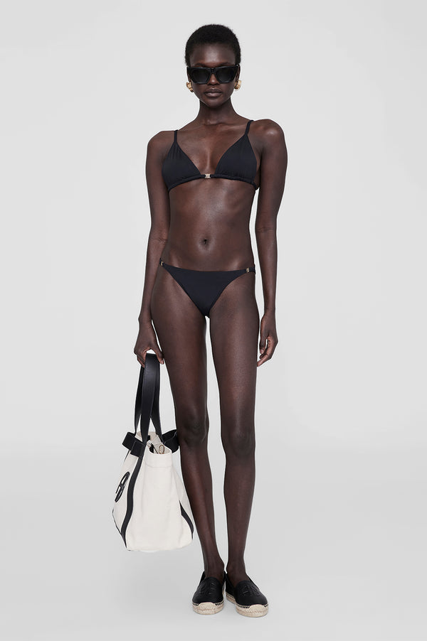 Anissa Kermiche Bellamy Bikini Top - Black