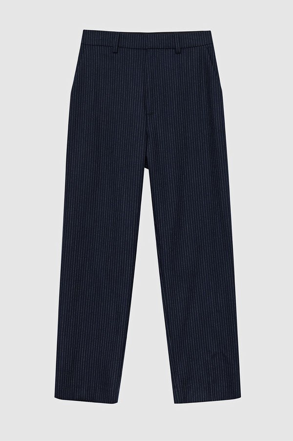 Anissa Kermiche Blaine Trouser - Navy Pinstripe