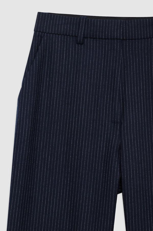 Anissa Kermiche Blaine Trouser - Navy Pinstripe