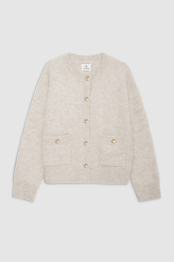 Anissa Kermiche Bobbie Cardigan - Light Oat