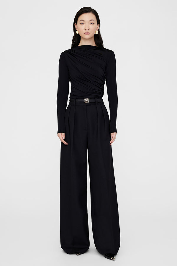 anissa kermiche Bray Top - Black