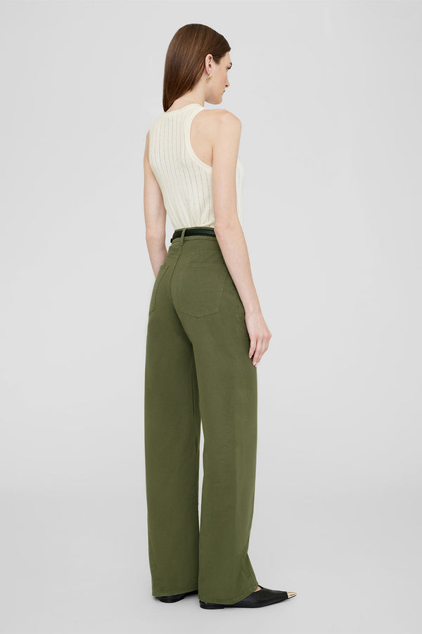 Anissa Kermiche Briley Pant - Army Green