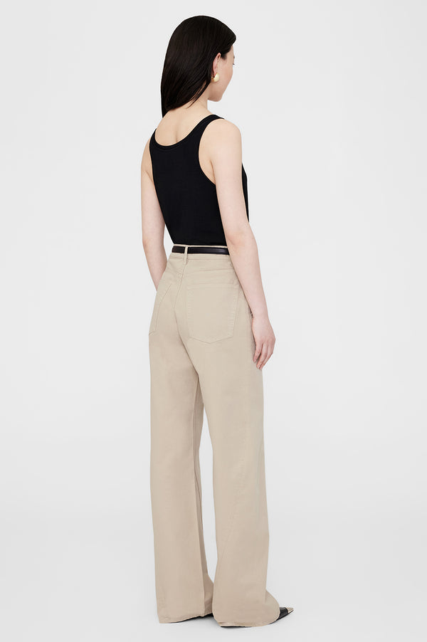 Anissa Kermiche Briley Pant - Oatmeal