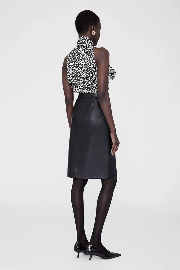 Anissa Kermiche Brooke Top - Black And White Heart