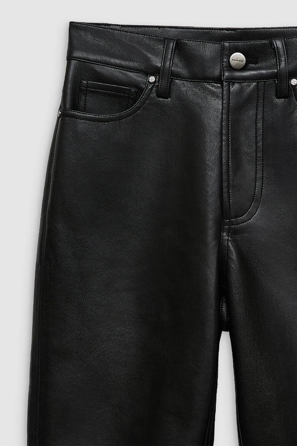 Anissa Kermiche Bruno Pant - Black Recycled Leather