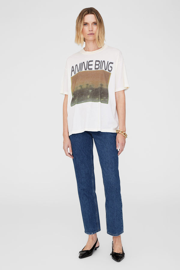 anissa kermiche Cade Tee Mushrooms - Off White