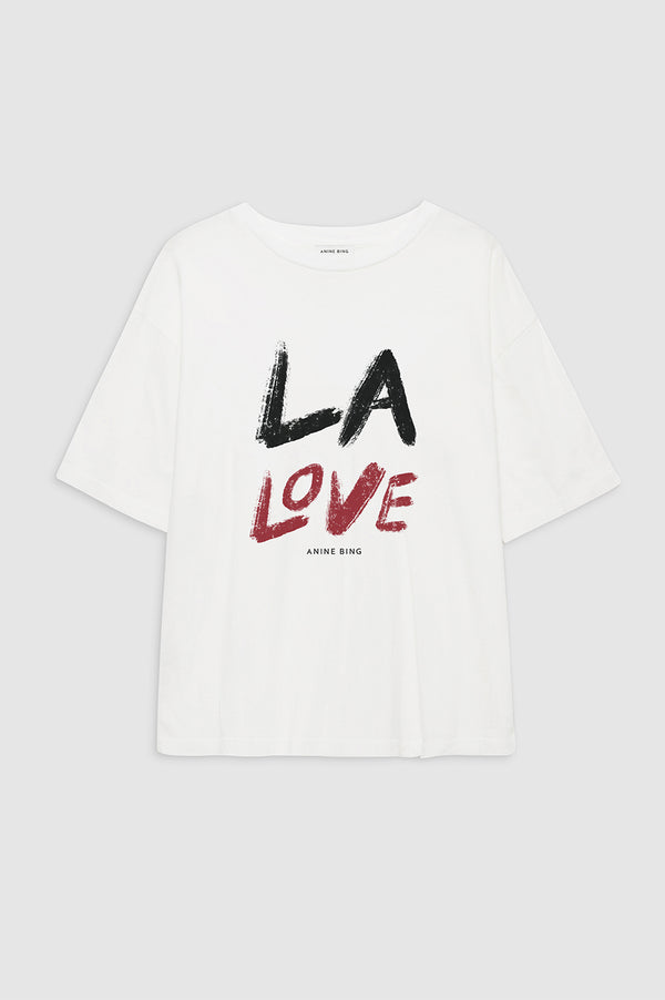 anissa Kermiche Cohen Tee La Love - Ivory