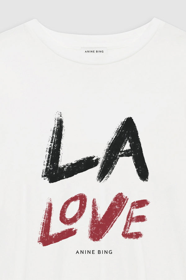 anissa Kermiche Cohen Tee La Love - Ivory