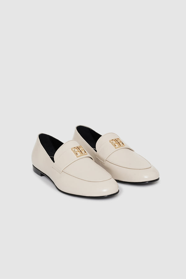 Anissa Kermiche Corrine Loafers - Bone Monogram