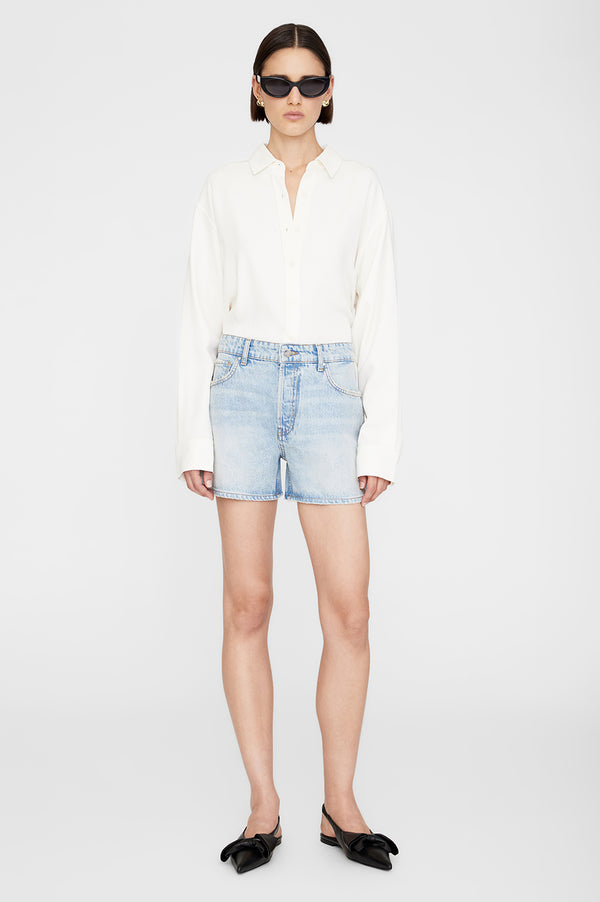 anissa kermiche Dalton Short - Bleached Blue