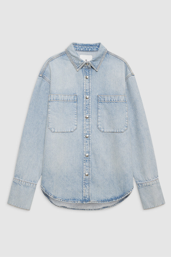 Anissa Kermiche Dante Shirt - Bleached Blue