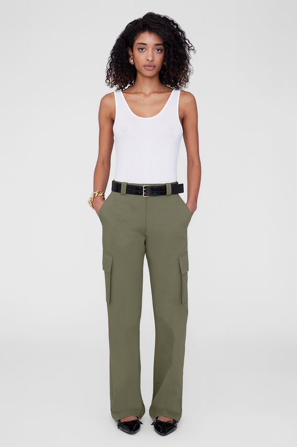 anissa kermiche Dayton Cargo Pant - Olive