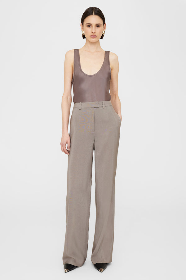anissa kermiche Dolan Trouser - Clay