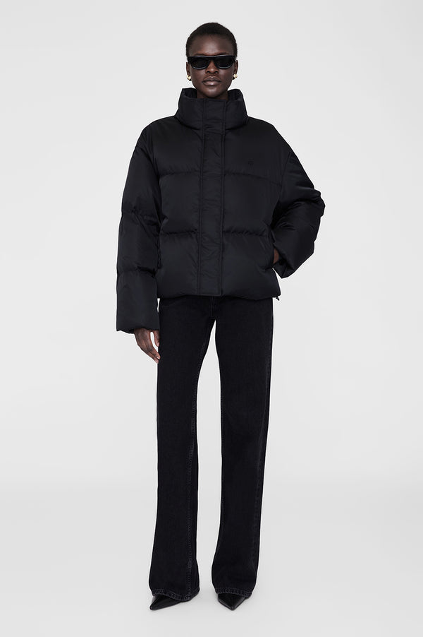 anissa kermiche Dorian Puffer - Black