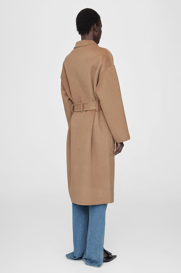 Anissa Kermiche Dylan Coat - Camel Cashmere Blend
