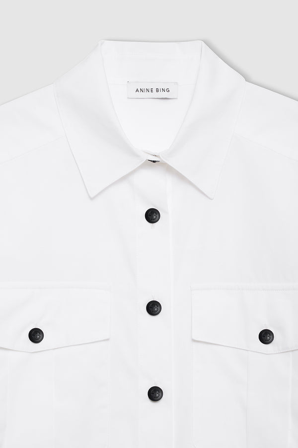 Anissa Kermiche Edith Shirt - White