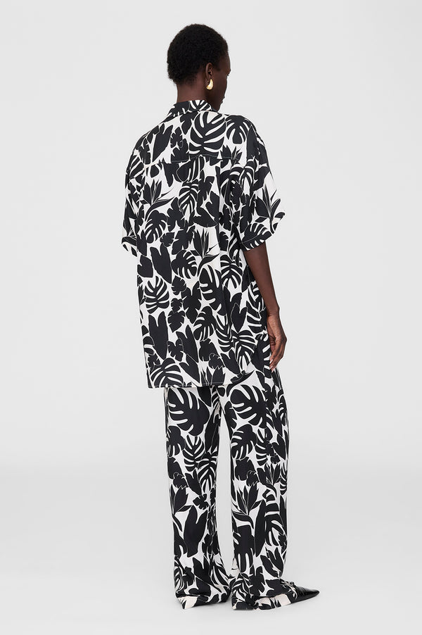 Anissa Kermiche Elain Pant - Black Bird Of Paradise