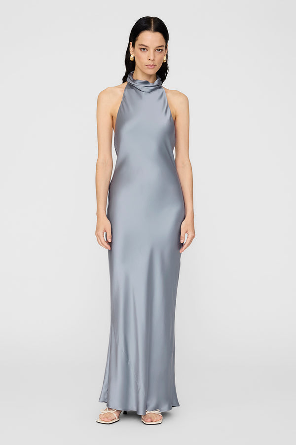 Anissa Kermiche Eliana Dress - Pastel Blue