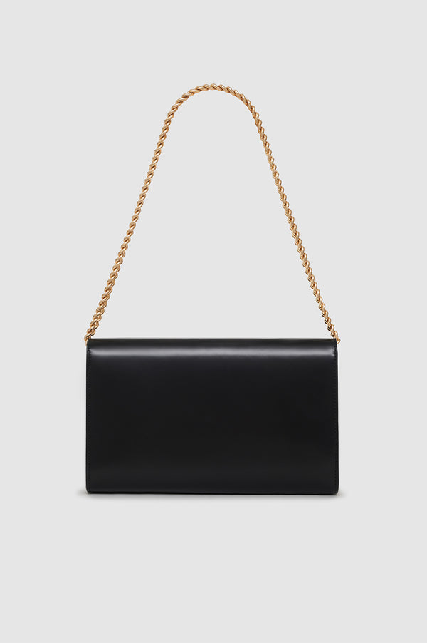 Anissa Kermiche Elly Clutch - High-Shine Black