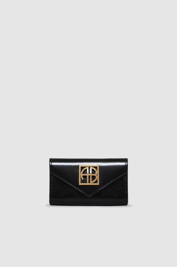 anissa kermiche Elly Wallet - High-Shine Black
