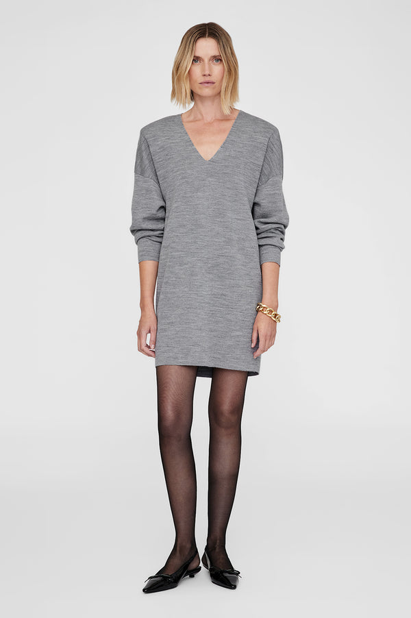 anissa kermiche Essex Dress - Grey Melange
