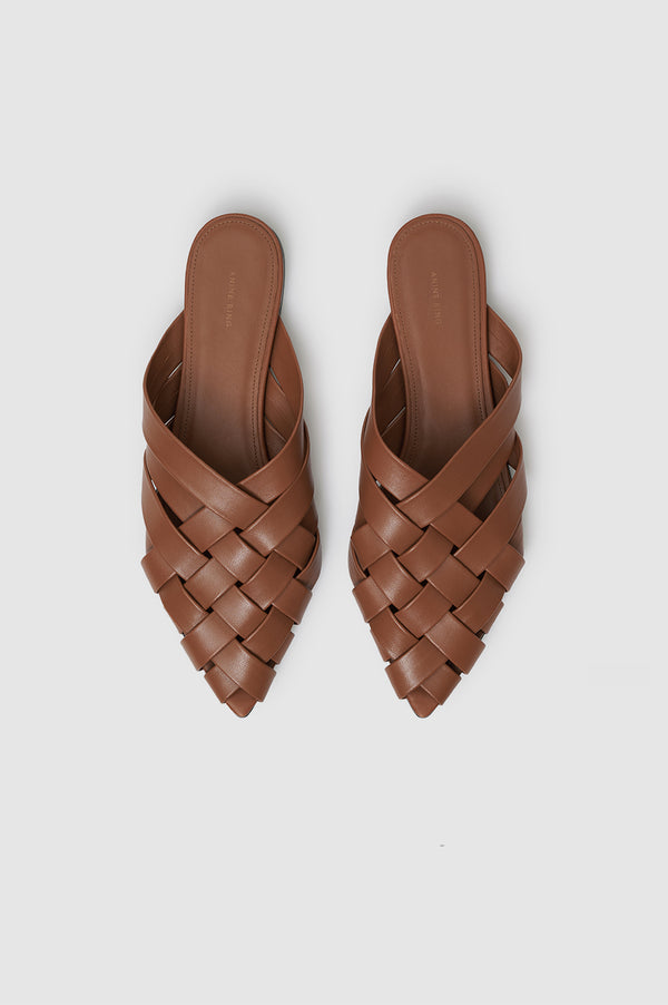 Anissa Kermiche Eve Flats - Cognac