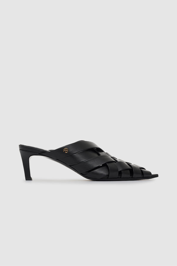 anissa kermiche Eve Mules - Black