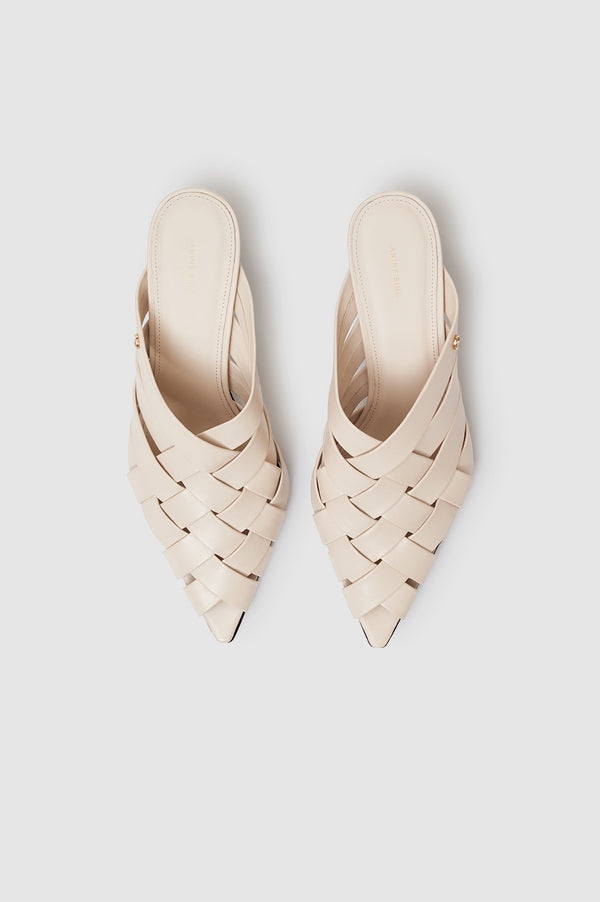 Anissa Kermiche Eve Mules - Bone