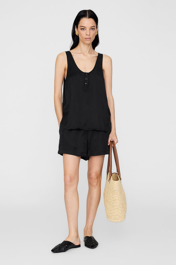 Anissa Kermiche Evy Top - Washed Black