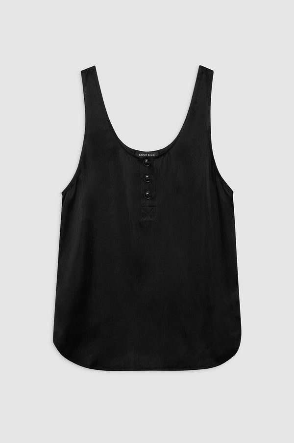 anissa kermiche Evy Top - Washed Black