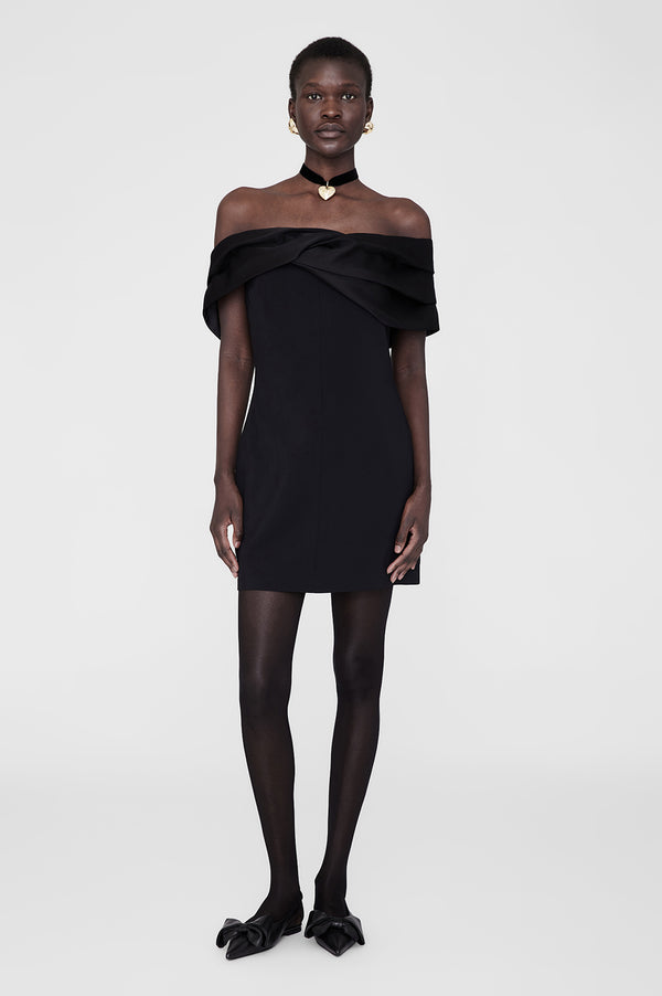 anissa kermiche Fleur Dress - Black