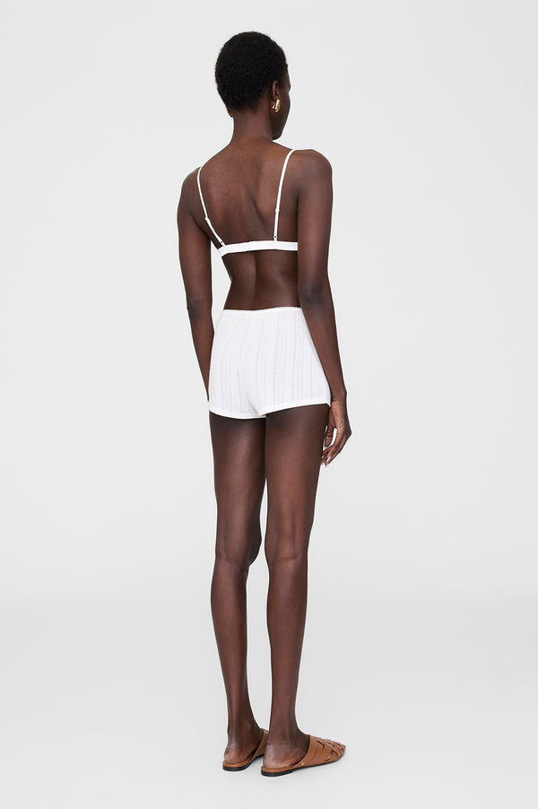 Anissa Kermiche Fran Boyshort - Off White