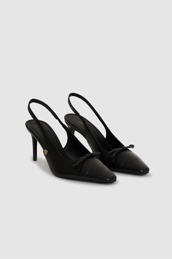 Anissa Kermiche Freya Slingbacks - Black