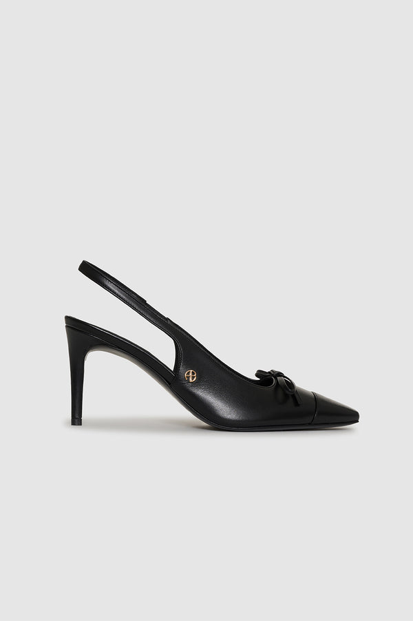 anissa kermiche Freya Slingbacks - Black