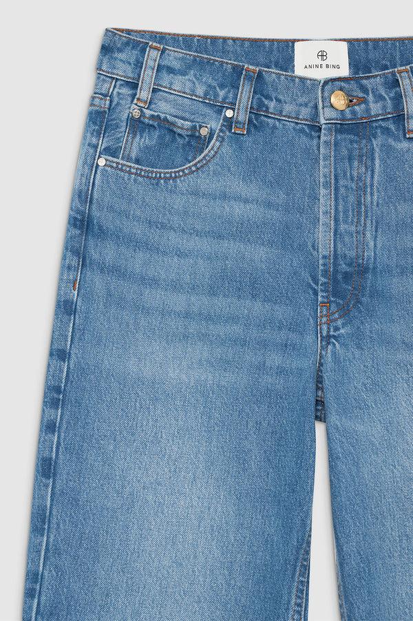 Anissa Kermiche Gavin Long Jean - Atlantic Blue