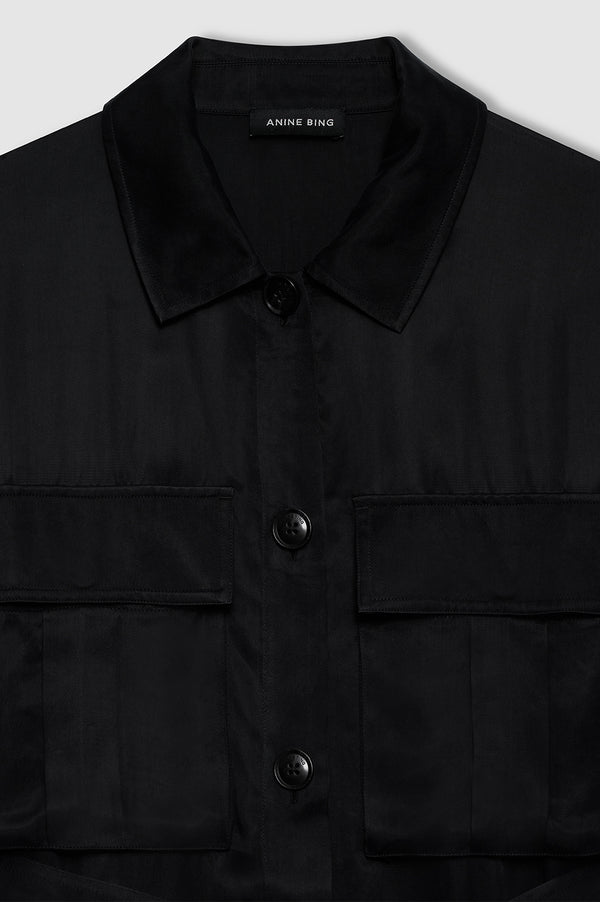 Anissa Kermiche Geri Dress - Washed Black