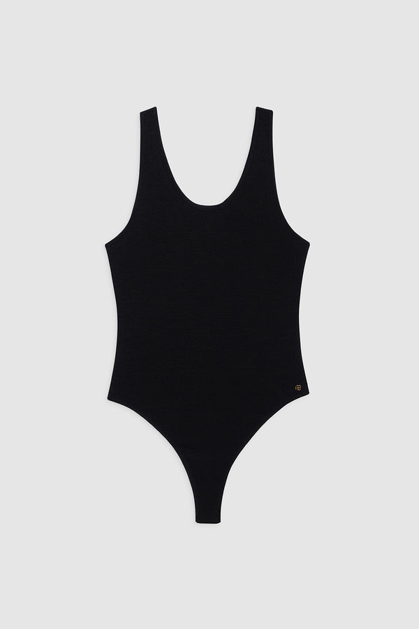 Anissa Kermiche Ginny Bodysuit - Black