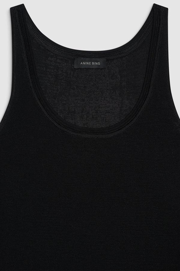 Anissa Kermiche Giorgio Sweater Tank - Black