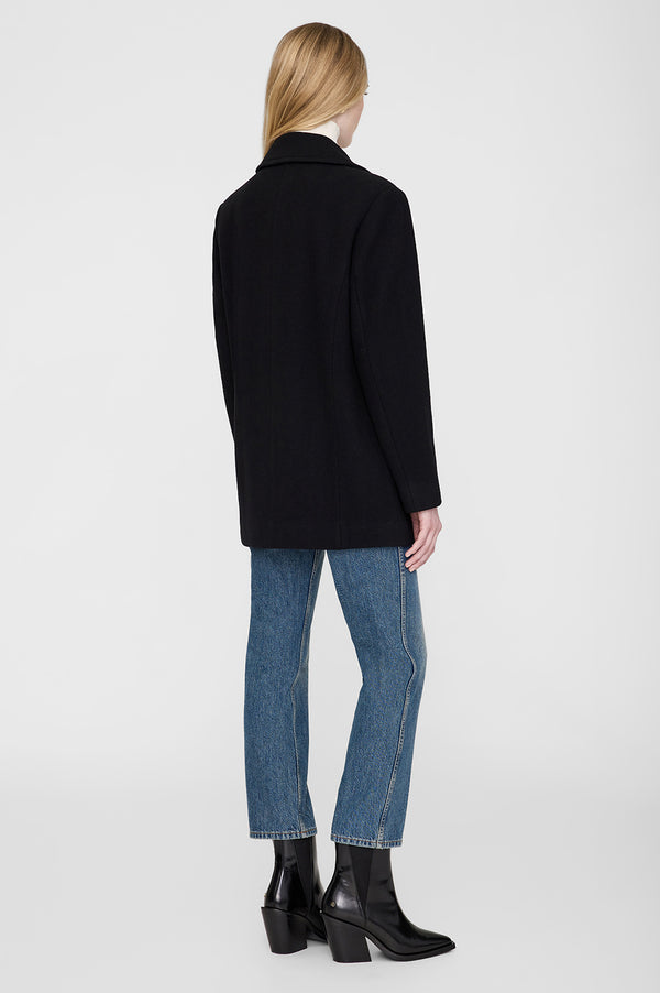 Anissa Kermiche Glenn Peacoat - Black