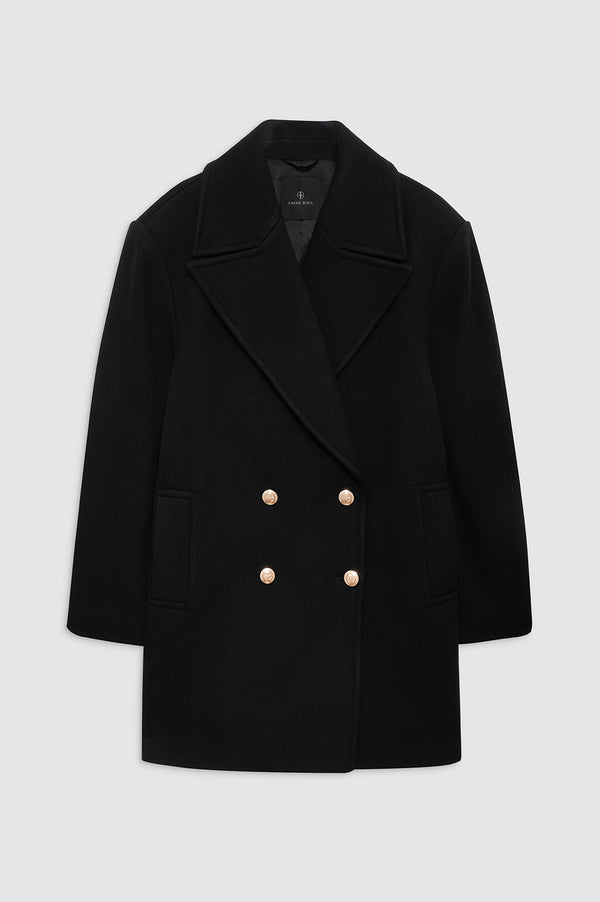 Anissa Kermiche Glenn Peacoat - Black