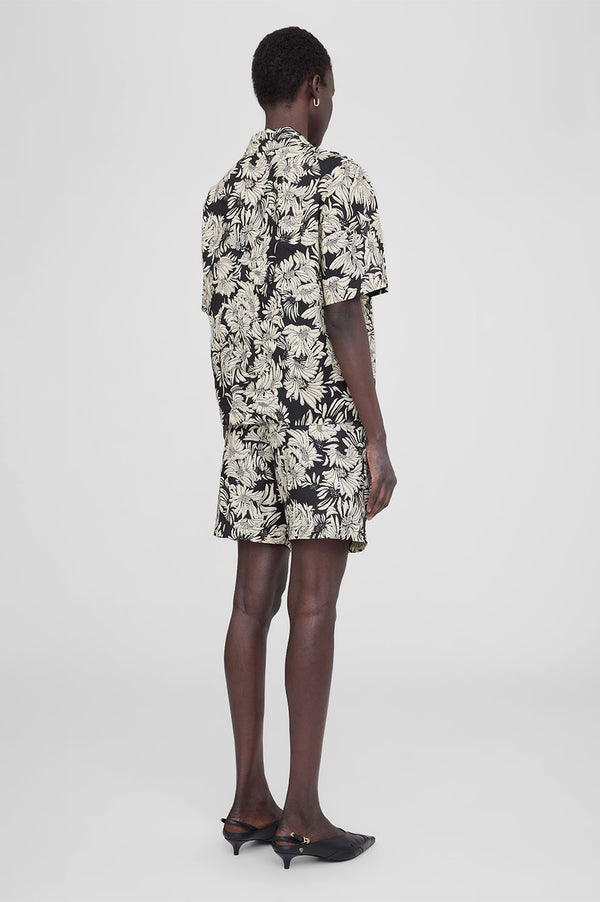 Anissa Kermiche Hamilton Shirt - Black Floral Print