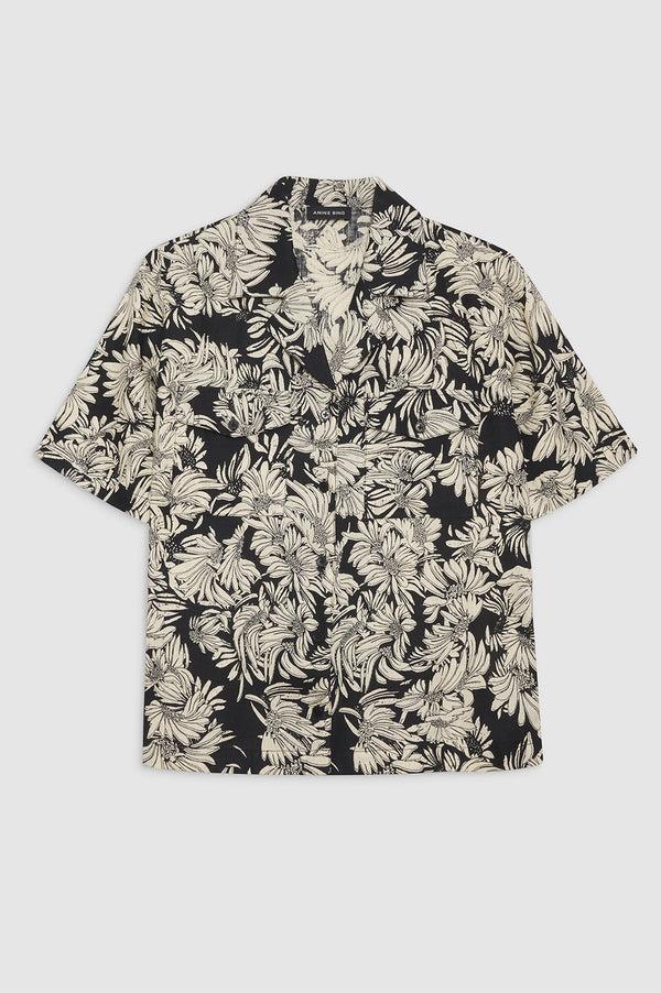 Anissa Kermiche Hamilton Shirt - Black Floral Print