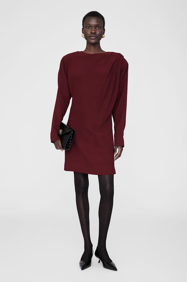 anissa kermiche Haven Dress - Cabernet