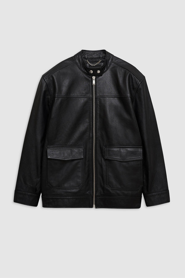 Anissa Kermiche Henry Jacket - Black Leather