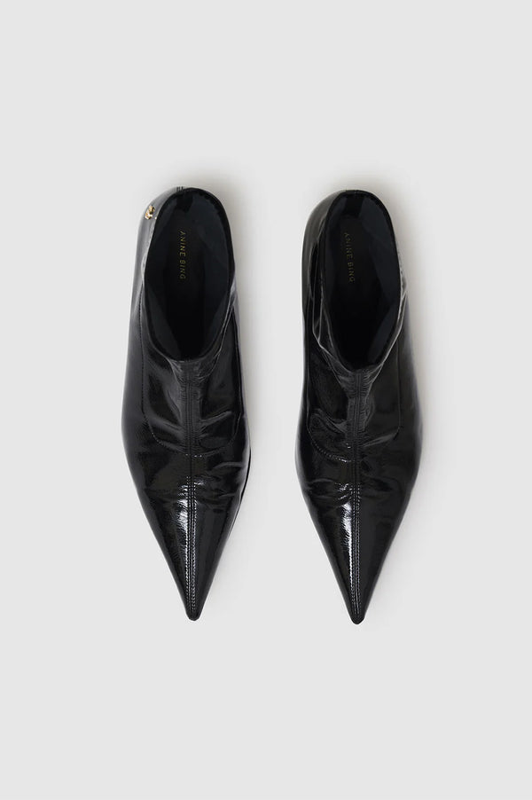 Anissa Kermiche Hilda Boots - High-Shine Black