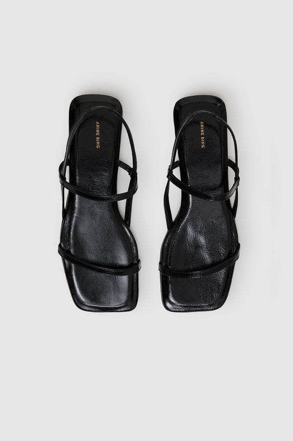 Anissa Kermiche Hilda Flat Sandals - Black