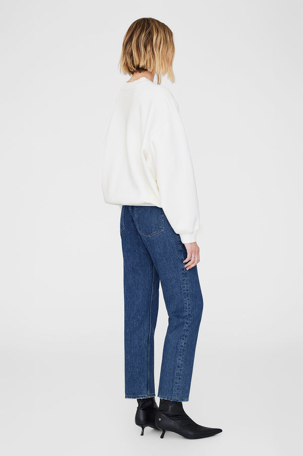 Anissa Kermiche Jaci Sweatshirt Monogram - Ivory